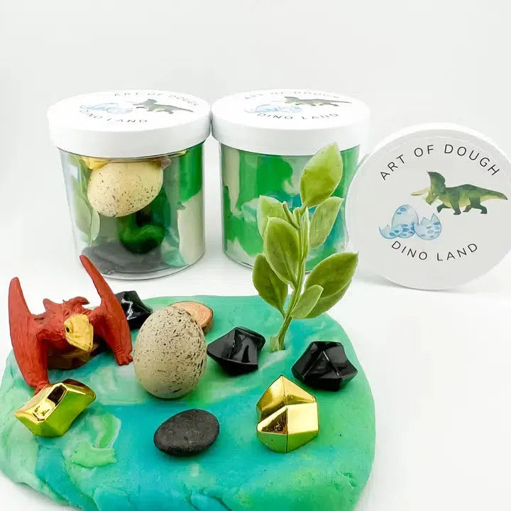 Dinosaur Land Sensory Jar-Dinosaurs,Gifts,misc,Miscellaneous,Sensory,Sensory Dough,Sensory Toys,Toys-[option4]-[option5]-[option6]-Bella Bliss Boutique in Texas