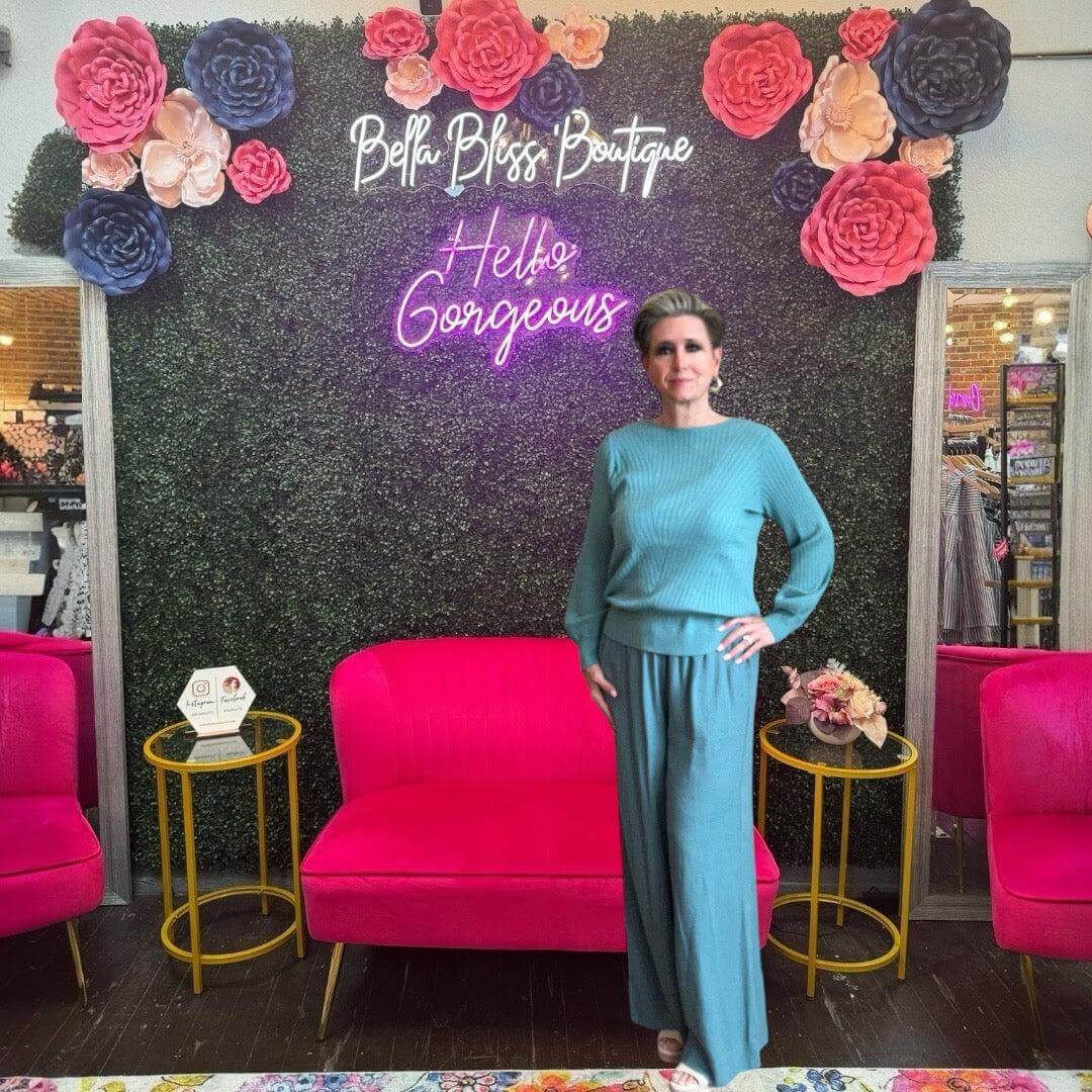 Dorthea Palazzo Pants-Bottoms,clothing,Linen Blend,Palazzo,Pants,Sale,teal,Women,women's-[option4]-[option5]-[option6]-Bella Bliss Boutique in Texas