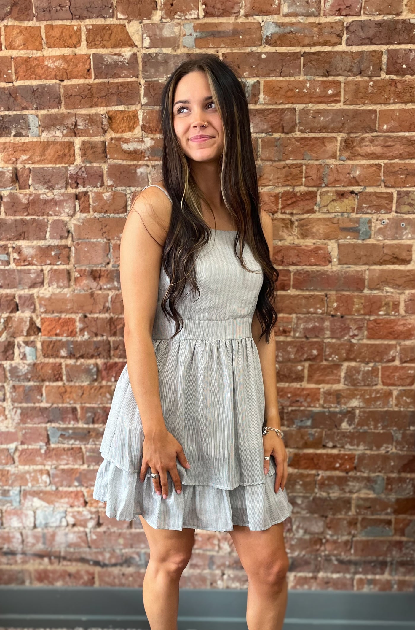Double Layer Mini Dress Double Layer Mini Dress