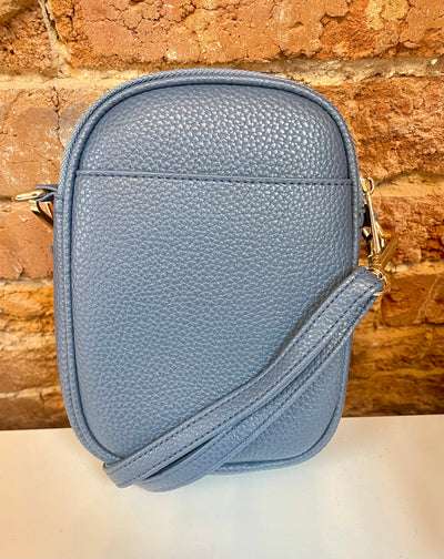 Double Zip Crossbody Handbag-Convertible Bag,Crossbody,Detachable Straps,Double Zip,Handbags,Kenze Panne,purses & bags,Purses & Wallets,Vegan Leather,Women,women's-[option4]-[option5]-[option6]-Bella Bliss Boutique in Texas