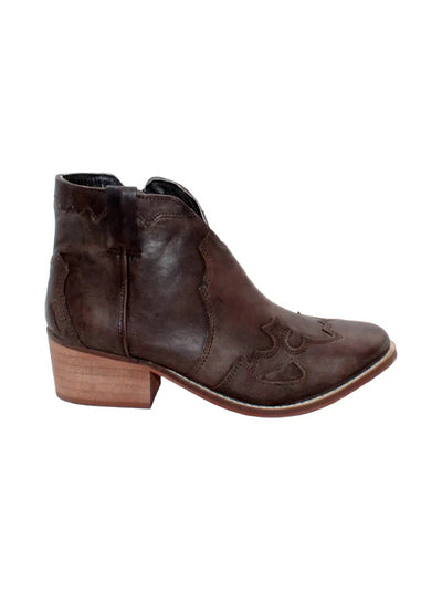 Drexel Western Bootie-Ankle Bootie, Booties, Drexel, Shoes, Tan, Western, Women, women's-6-[option4]-[option5]-[option6]-Bella Bliss Boutique in Texas