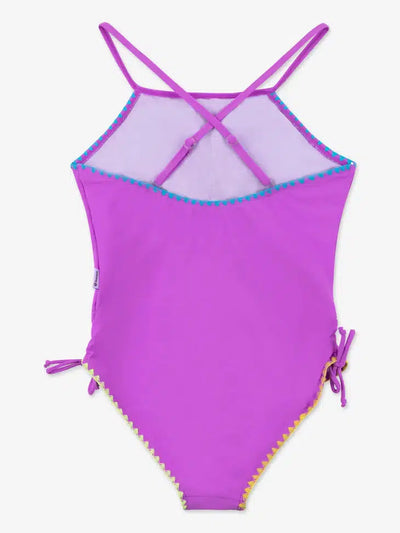 Embroidered One Piece Swimsuit-Children & Tweens,clothing,Embroidered Detail,one piece,purple,Sale,Swimsuit,Swimwear,Tween 7-14,Tweens 7-14-[option4]-[option5]-[option6]-Bella Bliss Boutique in Texas