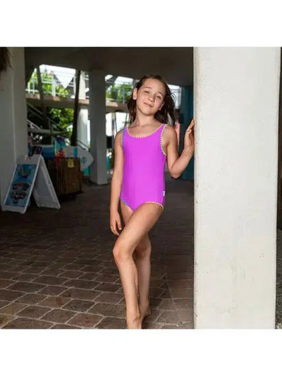 Embroidered One Piece Swimsuit-Children & Tweens,clothing,Embroidered Detail,one piece,purple,Sale,Swimsuit,Swimwear,Tween 7-14,Tweens 7-14-[option4]-[option5]-[option6]-Bella Bliss Boutique in Texas