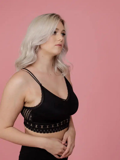 Emmy Lace Bralette-Black,Bralette,clothing,Intimates,Lace,Lingerie,Loungewear & Intimates,White,Women,women's-[option4]-[option5]-[option6]-Bella Bliss Boutique in Texas
