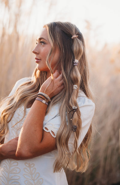 Faith-Faith,Hair Accessories,Hair Tie Bracelets,Hair Ties,K'Lani,Stretch,Stretch Bracelet-[option4]-[option5]-[option6]-Bella Bliss Boutique in Texas