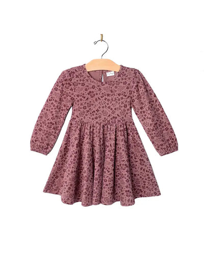 Fall Plum Twirl Dress-Children & Tweens, children's, clothing, dress, dresses, Elastic Waist, Fall Plum, Flared Bottom, Infant to 6, Long Sleeve, Tweens 7-14, Twirl, Twirl Dress-4-[option4]-[option5]-[option6]-Bella Bliss Boutique in Texas