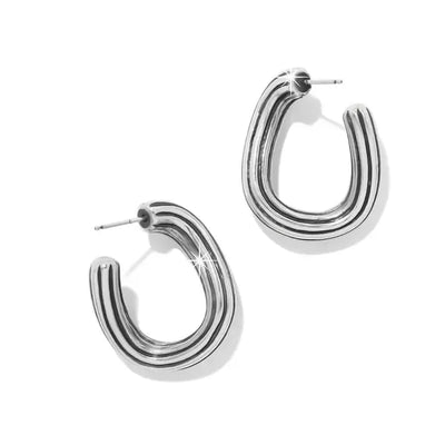 Ferrara Eterna Post Earrings-Brighton,Hoop Earrings,Post Earrings,Post Hoop Earrings,Silver-[option4]-[option5]-[option6]-Bella Bliss Boutique in Texas