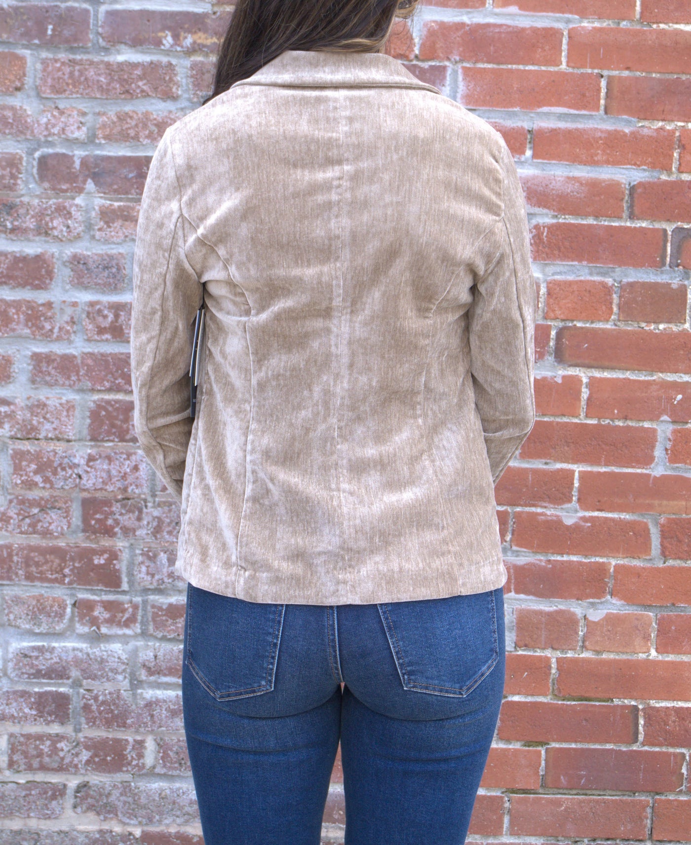 Fitted Blazer-Blazer,clothing,Coats & Jackets,Fitted,Fitted Blazer,Harvest Khaki,jacket,Outerwear,Women,women's-[option4]-[option5]-[option6]-Bella Bliss Boutique in Texas