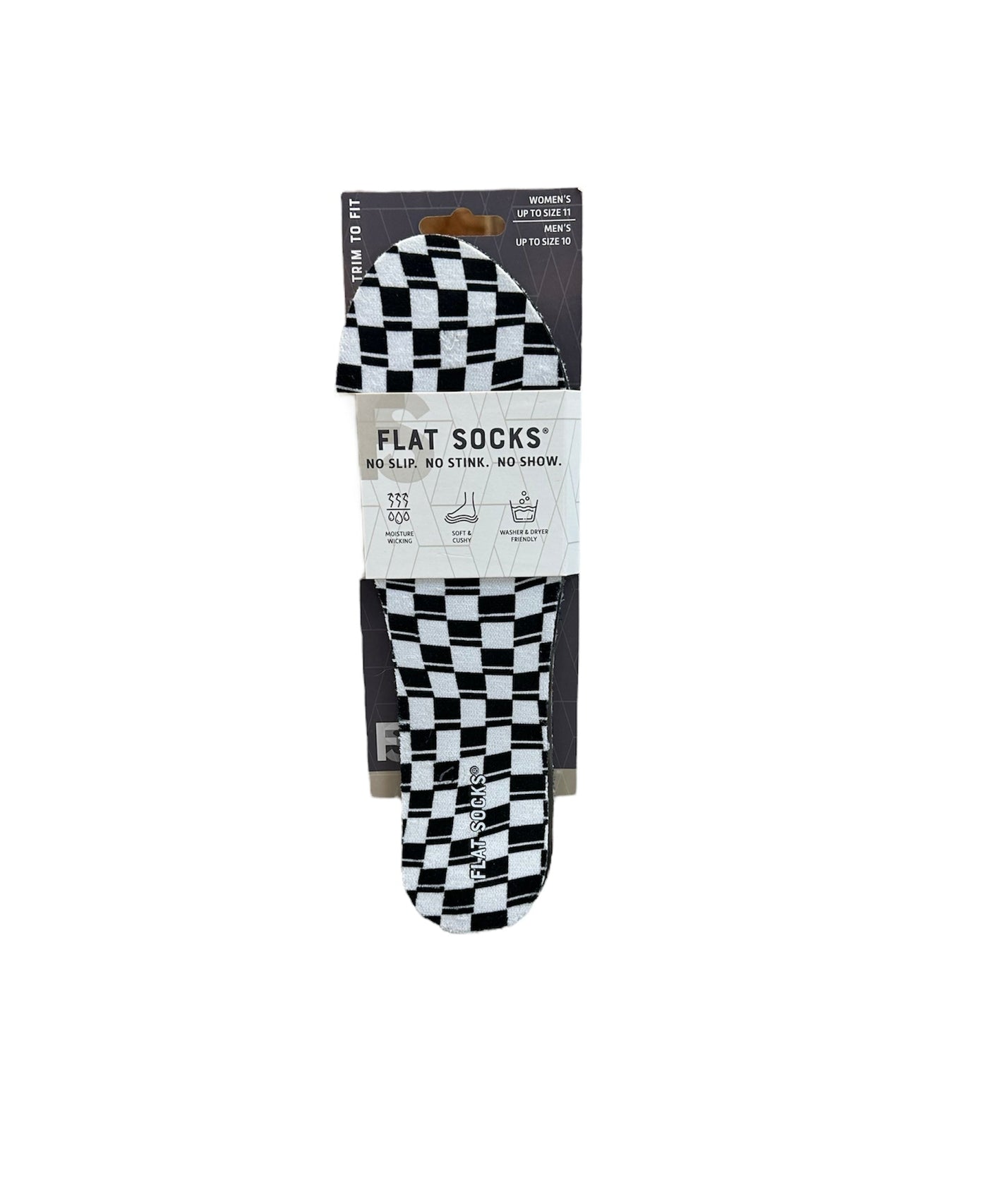 Flat Socks-Black & White, Cow Print, Dalmation, Flat Socks, Insoles, Light Heather Grey, Miscellaneous, Navy Floral, No Show, Sand, Shoes, Snow Leopard, Stocking Stuffer, Unisex-Black & White-[option4]-[option5]-[option6]-Bella Bliss Boutique in Texas