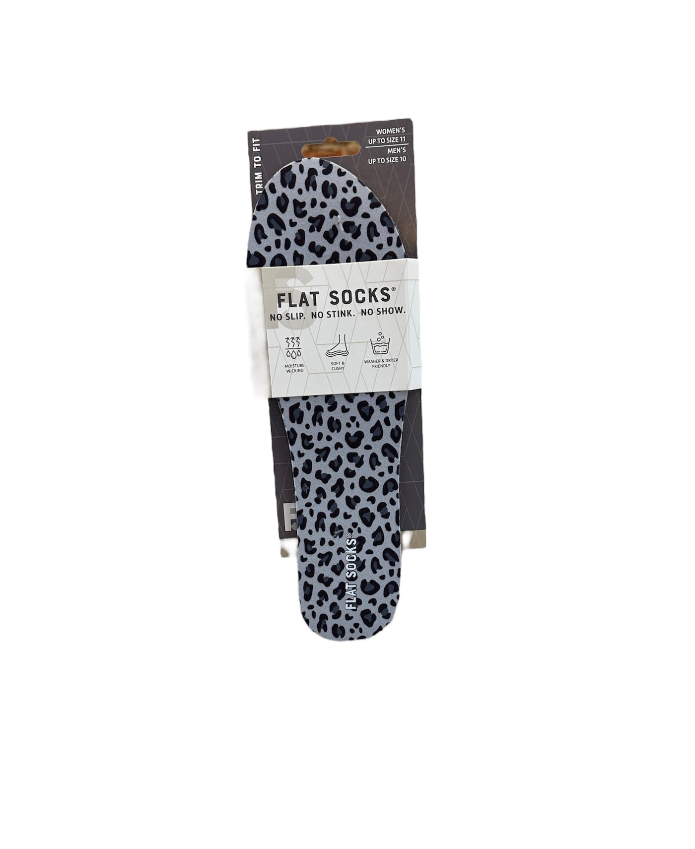 Flat Socks-Black & White,Cow Print,Dalmation,Flat Socks,Insoles,Light Heather Grey,Miscellaneous,Navy Floral,No Show,Sand,Shoes,Snow Leopard,Stocking Stuffer,Unisex-Snow Leopard-[option4]-[option5]-[option6]-Bella Bliss Boutique in Texas