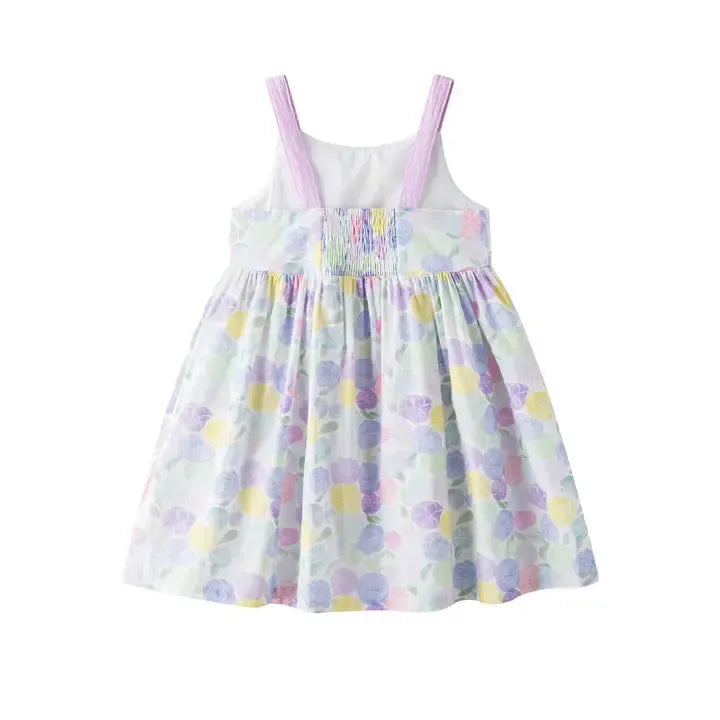 Floral Print Lilac Dress-Children & Tweens,children's,clothing,dress,dresses,Floral Print,Infant to 6,Lilac,Lilac Straps,Tweens 7-14-[option4]-[option5]-[option6]-Bella Bliss Boutique in Texas