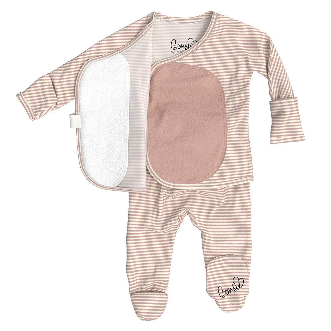 Footie - Berry Twist-Baby Essentials,Bonsie,Breathable,Children & Tween,Children & Tweens,Childrens,Footie,Infant to 6,infant-6-[option4]-[option5]-[option6]-Bella Bliss Boutique in Texas
