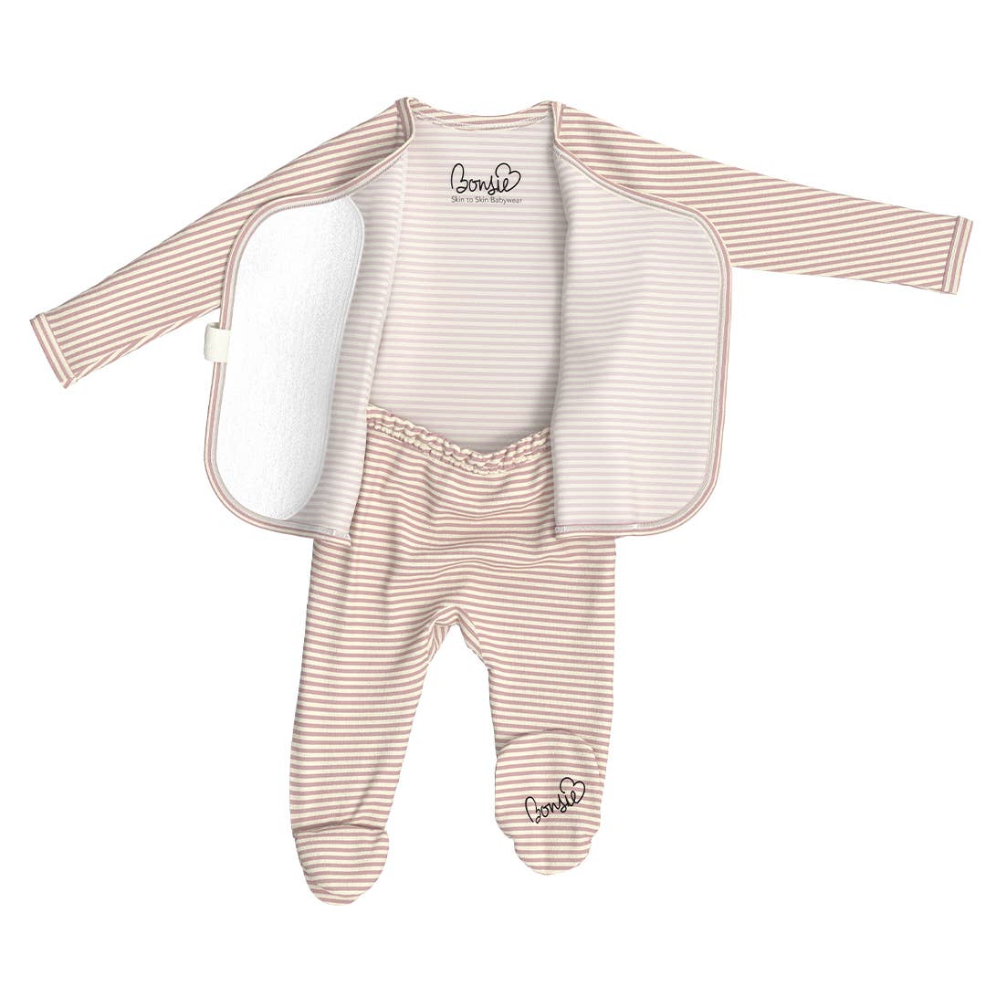 Footie - Berry Twist-Baby Essentials,Bonsie,Breathable,Children & Tween,Children & Tweens,Childrens,Footie,Infant to 6,infant-6-[option4]-[option5]-[option6]-Bella Bliss Boutique in Texas
