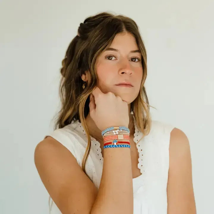 Free Hair Tie Bracelets-Accessories,Blue,children's Accessories,Free,Gifts for Her,Gingham,Hair Accessories,Hair Tie Bracelets,Hair Ties,Heart Charm,Patriotic,Red,Tween Accessories,White-[option4]-[option5]-[option6]-Bella Bliss Boutique in Texas