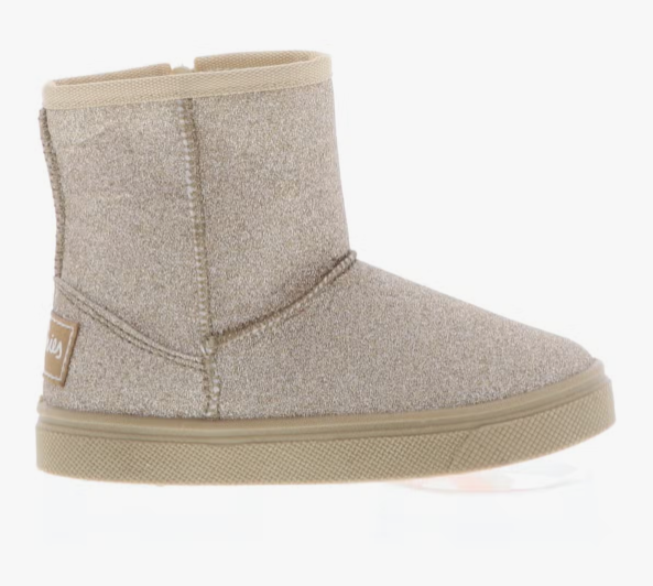 Frost Gold Glitter Boot-Boot,boots,Children & Tweens,children's,gold,Gold Glitter,Infant to 6,Sale,Shoes,Tween 7-14,Tweens 7-14-[option4]-[option5]-[option6]-Bella Bliss Boutique in Texas