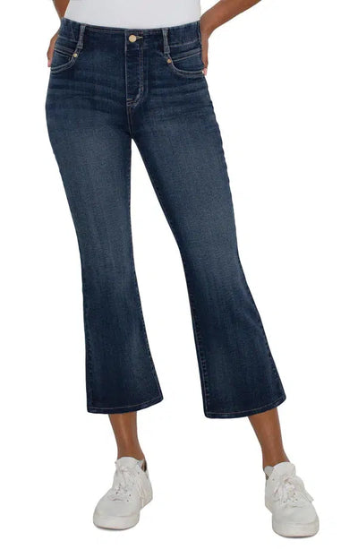 Gia Glider Crop Flare-Bottoms, clothing, Crop, Crop Flare, denim, Edgehill, Jeans, Pants, Pull-On, Stretch, Women, women's-4/27-[option4]-[option5]-[option6]-Bella Bliss Boutique in Texas