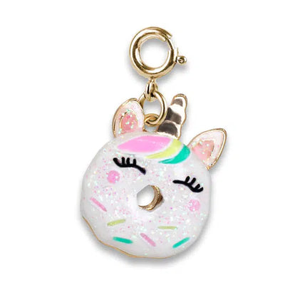 Gold Unicorn Donut Charm-Charm, Charms, Children & Tweens, Donut, Glitter, gold, Jewelry, Unicorn, Unicorn Donut-[option4]-[option5]-[option6]-Bella Bliss Boutique in Texas