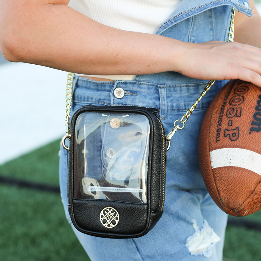 Grace Clear Crossbody-Accessories,Cell Phone Crossbody,Clear Crossbody,Crossbody,Handbags,Mini Purse,Natalie Wood Designs,Purse,purses & bags,Purses & Wallets,Women,women's-[option4]-[option5]-[option6]-Bella Bliss Boutique in Texas