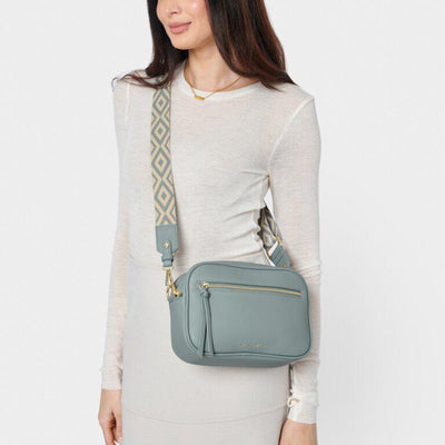 Hallie Crossbody Bag-Accessories, Crossbody, Duck Egg Blue, Hallie, Handbags, Pebble, Purse, purses & bags, Purses & Wallets, Smooth Pebble, Smooth Pebble Vegan Leather, Vegan Leather-[option4]-[option5]-[option6]-Bella Bliss Boutique in Texas