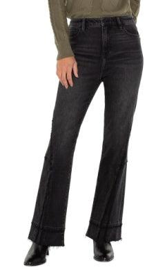 Hannah Flare w/Crafty Seaming-Bottoms, clothing, Crafty Seaming, denim, Flare, Flared, Hannah, Hi-Rise, High Rise, Jeans, Mooreland, Women, women's-2/26-[option4]-[option5]-[option6]-Bella Bliss Boutique in Texas