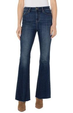 Hannah Super Flare w/Fray Hem-Bluffwood, Bottoms, clothing, denim, Flare, Flared, Fray Hem, Fray Hem Detail, Hannah, Jeans, Super Flare, Women, women's-0/25-[option4]-[option5]-[option6]-Bella Bliss Boutique in Texas