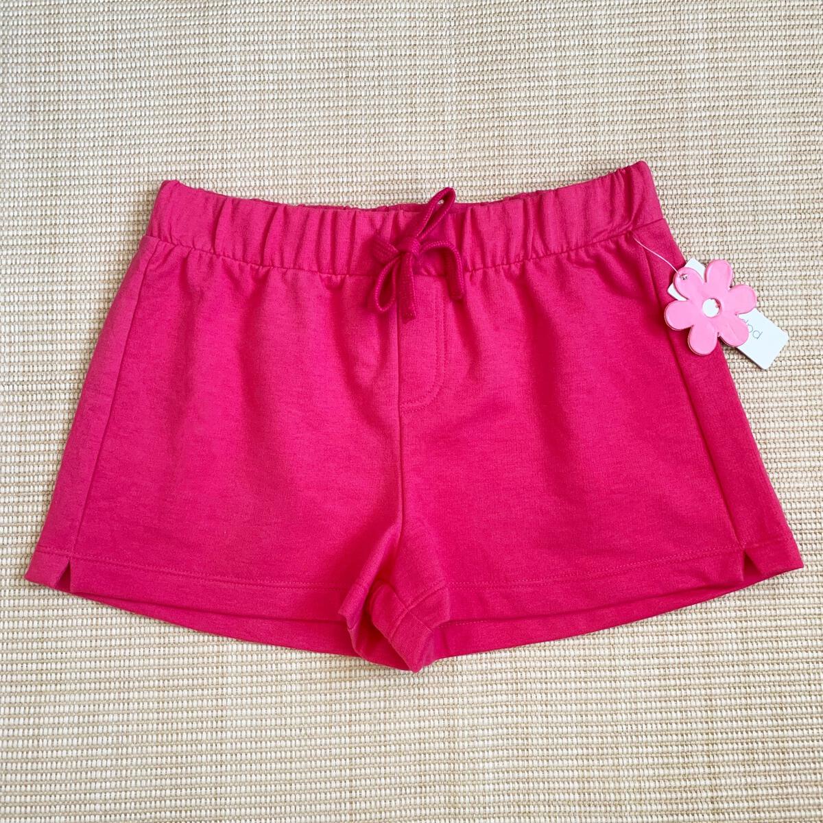 Hot Pink Shorts-Bottoms, Chidren & Tween, Chidrens/Tweens, Children & Tweens, Children/Tween, Childrens/Tween, clothing, Hot Pink, shorts, Tie Waist, tween, Tween 7-14, Tweens 7-14-S-[option4]-[option5]-[option6]-Bella Bliss Boutique in Texas