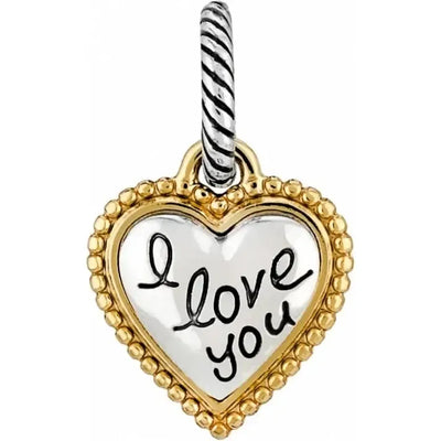 I Love You Charm-Brighton,Charm,Charms,heart,Hearts,I Love You,I Love You Charm,Jewelry,Two Tone-[option4]-[option5]-[option6]-Bella Bliss Boutique in Texas