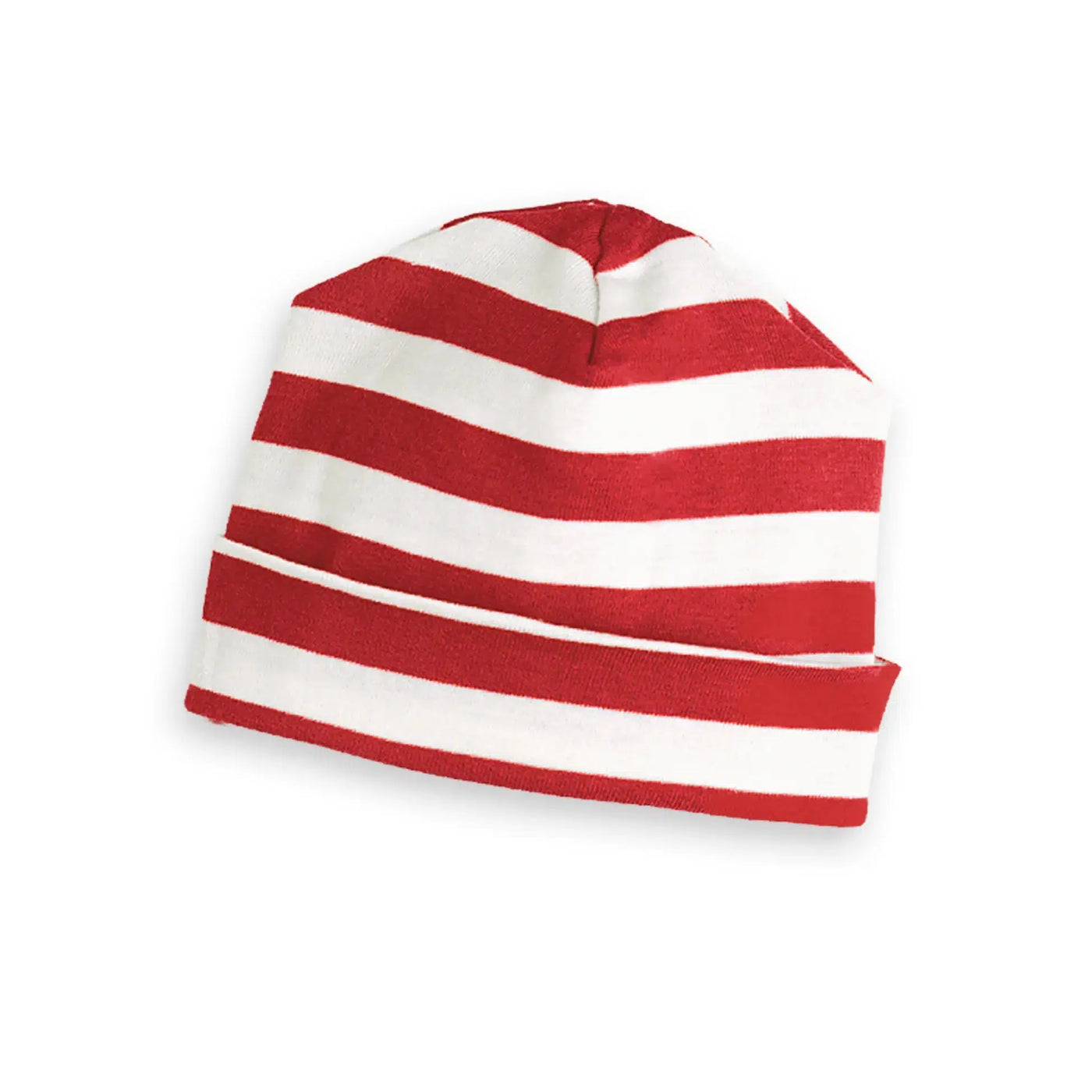 Infant Red Striped Hat - NB/3M Only-Beanie, Children & Tweens, children's Accessories, hat, Hats, Infant to 6, Red & Ivory, Striped-[option4]-[option5]-[option6]-Bella Bliss Boutique in Texas