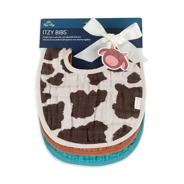 Itzy Bibs-3 Pack,3-Piece Set,Baby Gifts,Bib,Bibs,Check Yes!,Giddy Up,gift,Gift Sets,Gifts,Itzy Bibs,Itzy Ritzy,misc,Miscellaneous,Strawberries + Cream-Giddy Up-[option4]-[option5]-[option6]-Bella Bliss Boutique in Texas