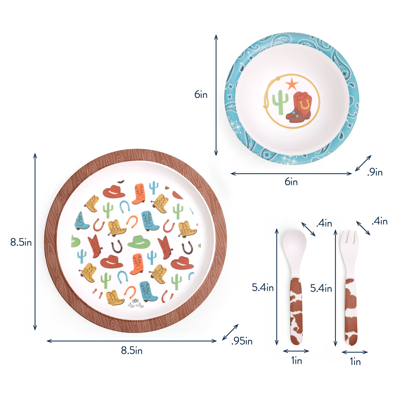 Itzy Bistro™ Dining Set-Children & Tweens,children's,children's Accessories,Childrens/Tween,dishware,Infant to 6,Itzy Ritzy,melamine-[option4]-[option5]-[option6]-Bella Bliss Boutique in Texas