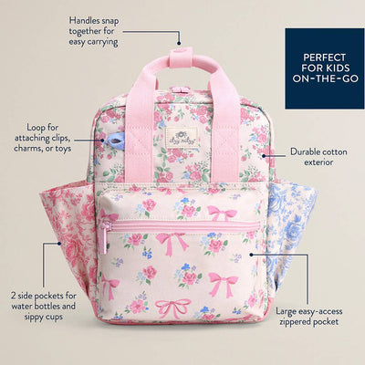 Itzy Bitzy Backpack-Backpack,checkered,Children & Tweens,children's,children's Accessories,Children/Tween,Childrens/Tween,Floral,Floral Print,Itzy Ritzy-[option4]-[option5]-[option6]-Bella Bliss Boutique in Texas