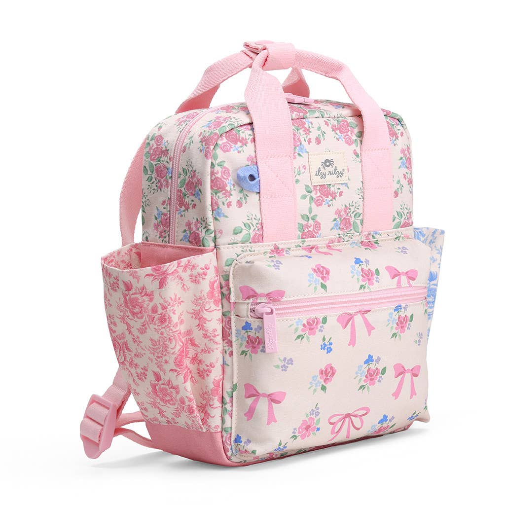Itzy Bitzy Backpack-Backpack,checkered,Children & Tweens,children's,children's Accessories,Children/Tween,Childrens/Tween,Floral,Floral Print,Itzy Ritzy-[option4]-[option5]-[option6]-Bella Bliss Boutique in Texas