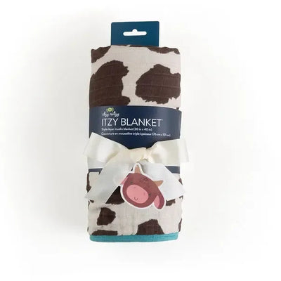 Itzy Blanket-Baby Gifts,Blanket,Check Yes!,Giddy Up,gift,Gifts,Itzy Blanket,Itzy Ritzy,misc,Miscellaneous,Receiving Blanket,Reversible,Reversible Blanket,Strawberries + Cream,Swaddle Blanket-[option4]-[option5]-[option6]-Bella Bliss Boutique in Texas