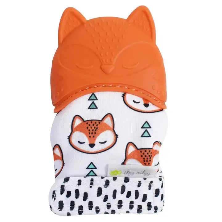 Itzy Mitt Silicone Teething Mitts-Baby Gifts,bunny,Fox,gift,Gift Sets,Gifts,Itzy Mitt,Itzy Ritzy,misc,Miscellaneous,Pink Bunny,Silicone Teether,Teether,Teething,Teething Activity,Teething Mitts-Fox-[option4]-[option5]-[option6]-Bella Bliss Boutique in Texas