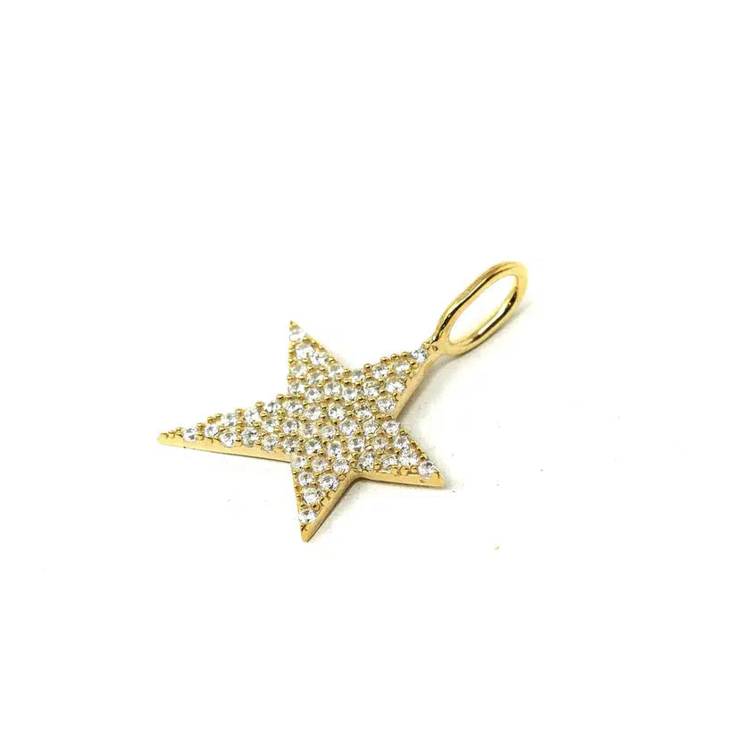 Jazzy Star Charm-Charm, Charm Bar, Charms, Jazzy Star, Jewelry, Star-Gold-[option4]-[option5]-[option6]-Bella Bliss Boutique in Texas