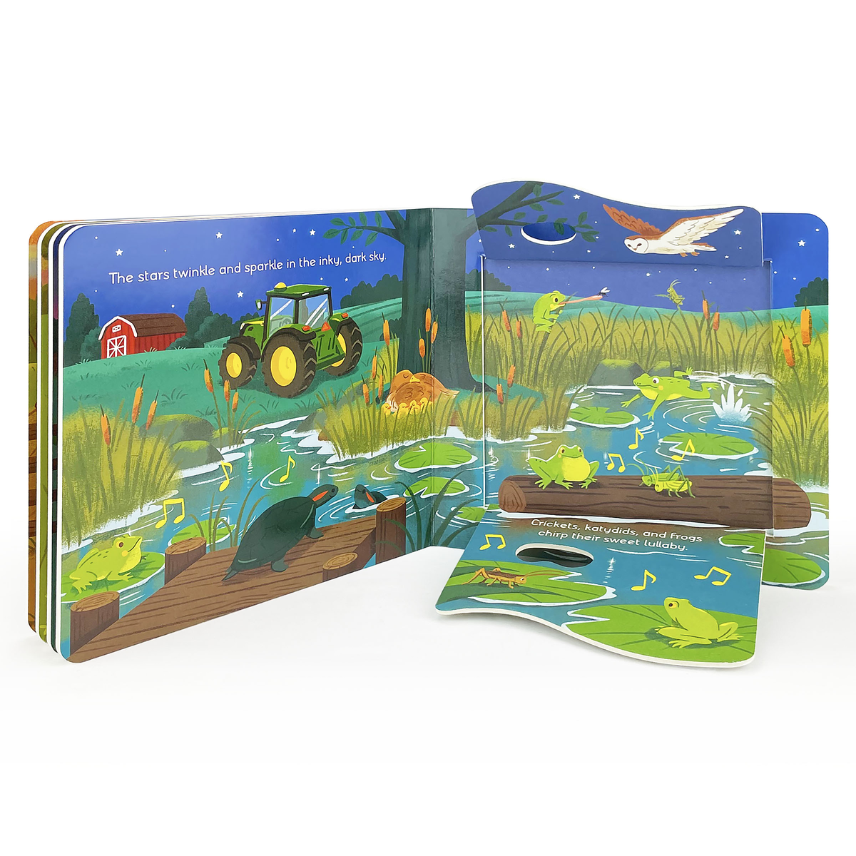 John Deere Kids Good Night Tractor Lift a Flap Book-[option4]-[option5]-[option6]-Bella Bliss Boutique in Texas