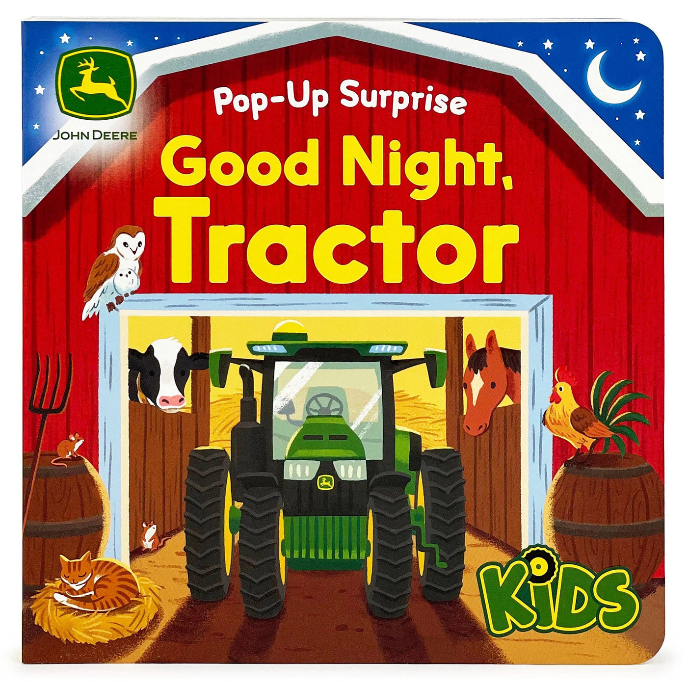 John Deere Kids Good Night Tractor Lift a Flap Book-[option4]-[option5]-[option6]-Bella Bliss Boutique in Texas