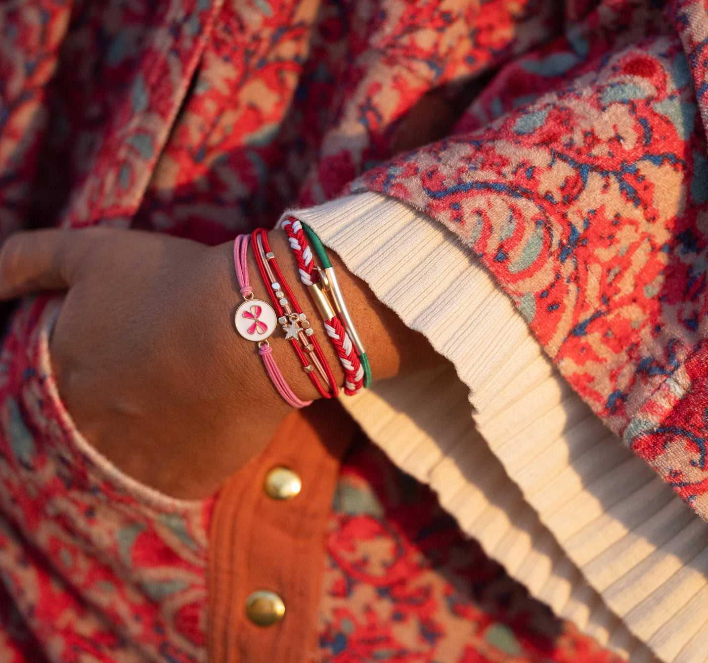 Joy Hair Tie Bracelets-Hair Tie Bracelets,holiday,K'Lani,Stretch-[option4]-[option5]-[option6]-Bella Bliss Boutique in Texas