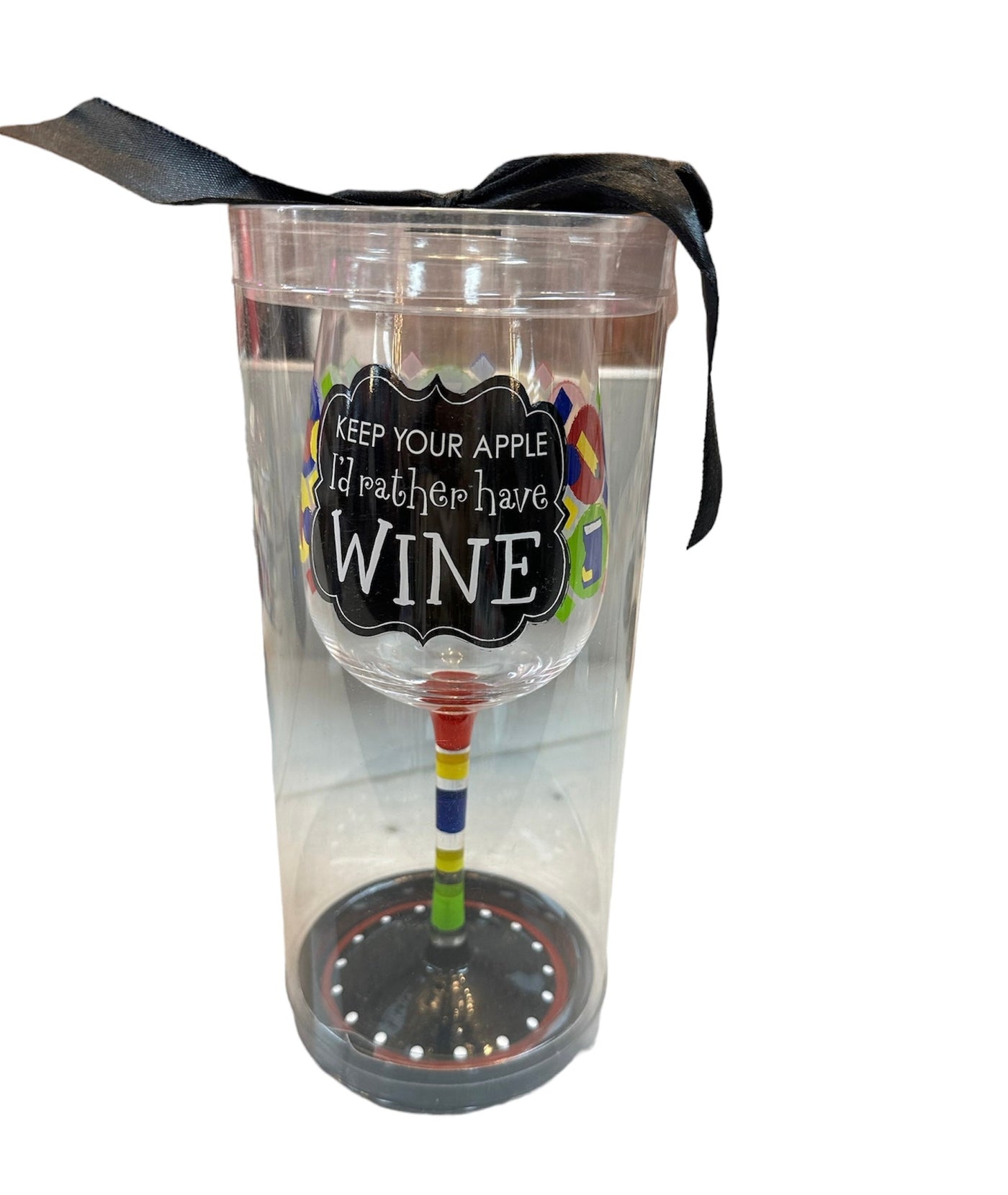 Keep Your Apple...Wine Glass-Best Teacher Ever,gift,Gifts,Gifts for Her,Keep Your Apple,Miscellaneous,Teacher,Teacher Gifts,Wine Glass-[option4]-[option5]-[option6]-Bella Bliss Boutique in Texas