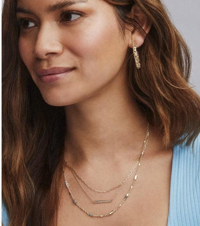 Kendra Scott Addison Triple Strand Necklace-14k Gold,Chain Necklace,Jewelry,Kendra Scott,necklace,necklaces,Women,women's-[option4]-[option5]-[option6]-Bella Bliss Boutique in Texas