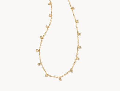 Kendra Scott Amelia Chain Necklace-14k Gold,Chain Necklace,Crystal,Crystals,Jewelry,Kendra Scott,necklace,necklaces,Women,women's-[option4]-[option5]-[option6]-Bella Bliss Boutique in Texas