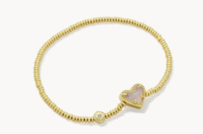Kendra Scott Ari Heart Bracelet-Beaded Bracelet,Bracelet,Bracelets,Jewelry,Kendra Scott,Stack Bracelet,Stretch Bracelet,Women,women's-[option4]-[option5]-[option6]-Bella Bliss Boutique in Texas