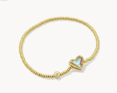 Kendra Scott Ari Heart Bracelet-Beaded Bracelet,Bracelet,Bracelets,Jewelry,Kendra Scott,Stack Bracelet,Stretch Bracelet,Women,women's-[option4]-[option5]-[option6]-Bella Bliss Boutique in Texas
