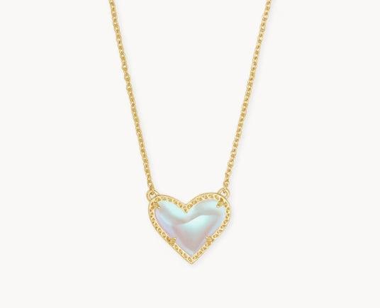 Kendra Scott Ari Heart Pendant Necklace-14k Gold,heart,Heart Charm,Jewelry,Kendra Scott,necklace,necklaces,Pendant Necklace,Women,women's-[option4]-[option5]-[option6]-Bella Bliss Boutique in Texas