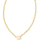 Kendra Scott Cailin Crystal Pendant Necklace-14k Gold,Birthstone Charms,Clear CZ,CZ,Jewelry,Kendra Scott,necklace,necklaces,Pendant Necklace,Women,women&
