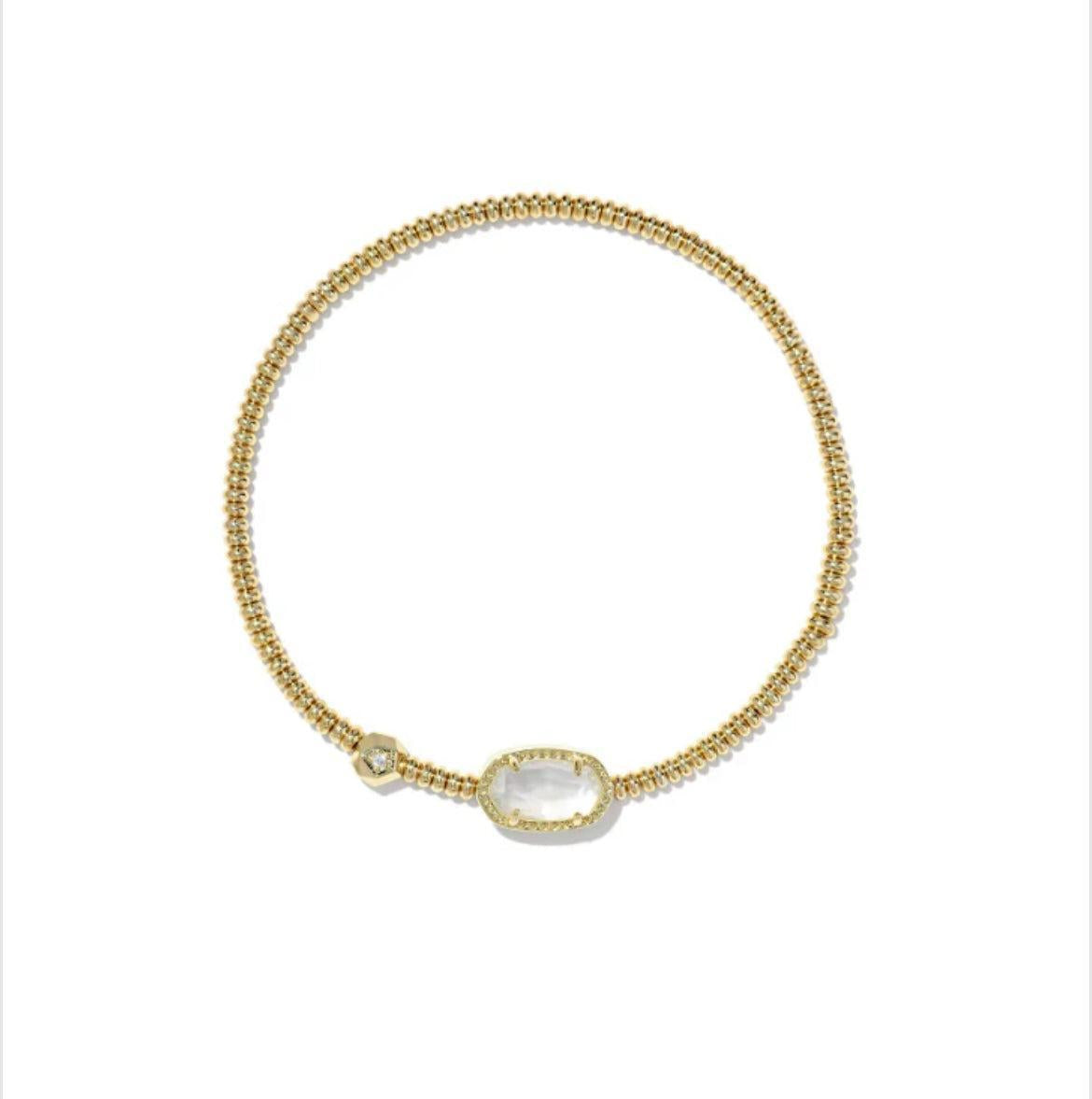 Kendra Scott Grayson Stretch Bracelet-Azalea Illusion,Beaded Bracelet,Bracelet,Jewelry,Kendra Scott,Stack Bracelet,Stretch Bracelet,Women,women's-Mother of Pearl-[option4]-[option5]-[option6]-Bella Bliss Boutique in Texas