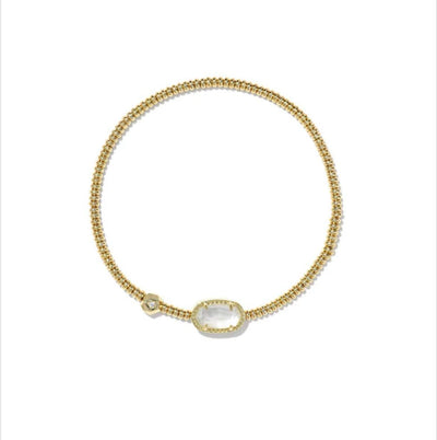 Kendra Scott Grayson Stretch Bracelet-Azalea Illusion,Beaded Bracelet,Bracelet,Jewelry,Kendra Scott,Stack Bracelet,Stretch Bracelet,Women,women's-Mother of Pearl-[option4]-[option5]-[option6]-Bella Bliss Boutique in Texas