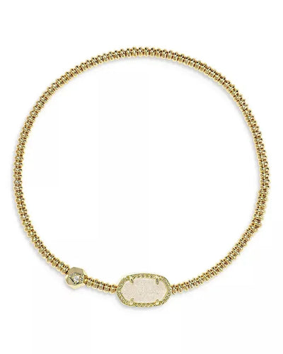 Kendra Scott Grayson Stretch Bracelet-14k Gold,Beaded Bracelet,Bracelet,Bracelets,drusy,Jewelry,Kendra Scott,Stack Bracelet,Stretch Bracelet,Women,women's-[option4]-[option5]-[option6]-Bella Bliss Boutique in Texas