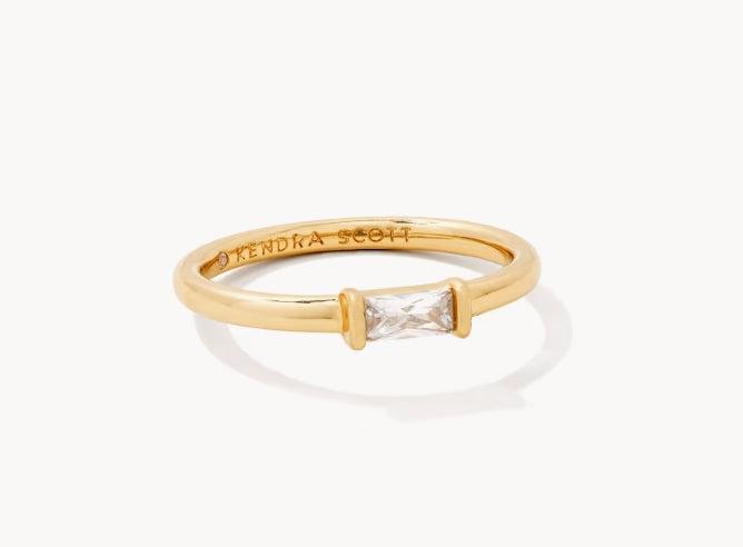 Kendra Scott Juliette Band Ring-14k Gold,CZ,Jewelry,Kendra Scott,Ring,rings,Women,women's-[option4]-[option5]-[option6]-Bella Bliss Boutique in Texas