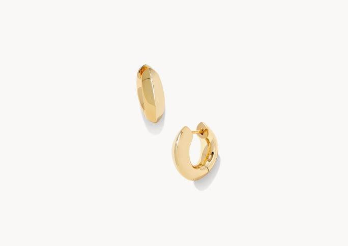 Kendra Scott Mikki Huggie Earrings-Earring,Earrings,Hoop Earrings,Jewelry,Kendra Scott,Post Earrings,Post Hoop Earrings,Women,women's-[option4]-[option5]-[option6]-Bella Bliss Boutique in Texas
